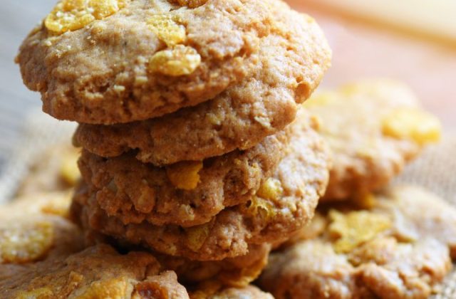 cornflake cookies fluffy and tasty